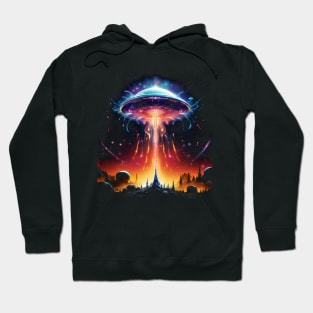 Aliens Attack Hoodie